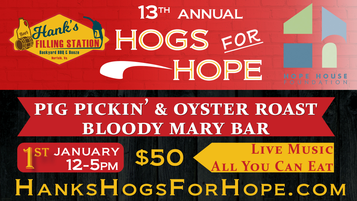 13th Annual Hogs for Hope Pig Pickin' & Oyster Roast
