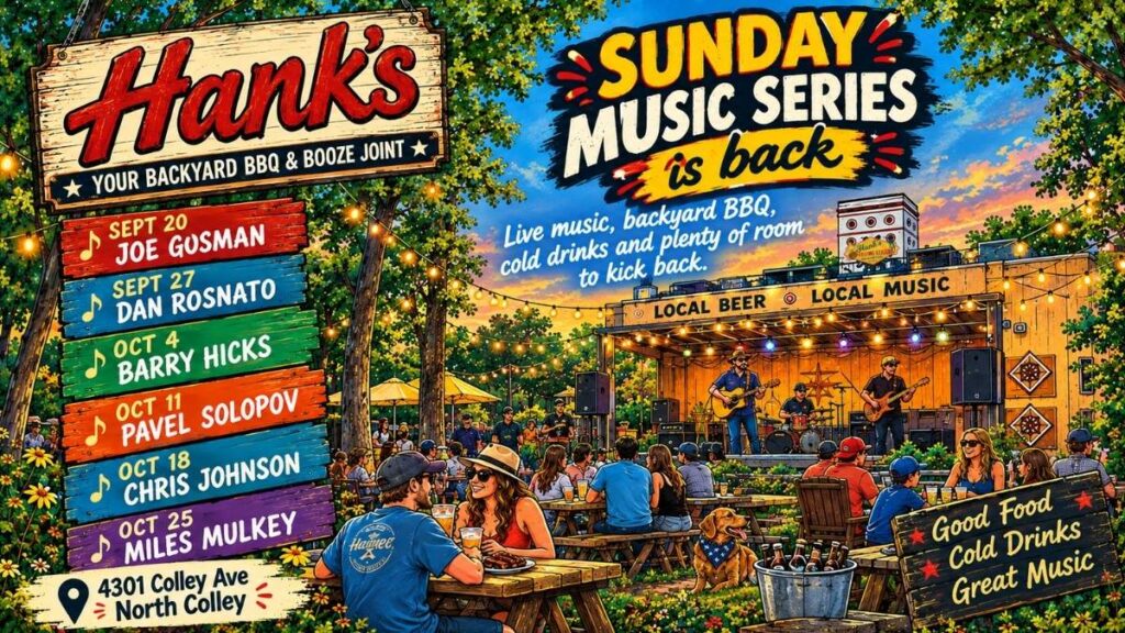 Sunday Music Series at Hank's