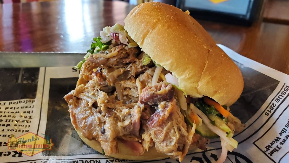 Hank's Pulled Pork BBQ Sandwich